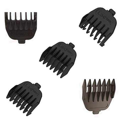 USonline911 5pc Snap on Comb Set Compatible with Remington MB-2500, PG-6020, PG-6015, PG-6025, PG-6250, VPG6530, MB6550