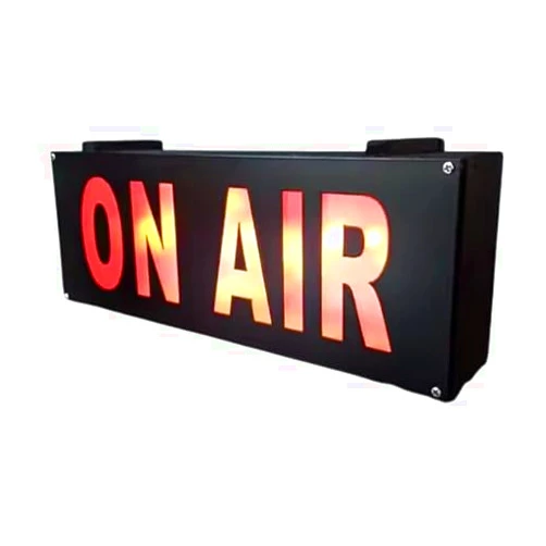 Dpofirs On Air Sign, Recording Sign on Air Light, LED Key Control Creative ON AIR Light Recording Sign for Studio Desk