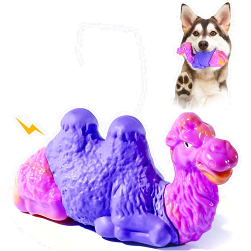 Anoodi Tough Dog Chew Toys for Aggressive Chewers Large Dogs Bone, Squeaky Indestructible Dog Toys To Keep Them Busy, Durable Milk Rubber&Nylon Chew Toy for Small Medium Breeds Puppy Teething Toy, Best Gift