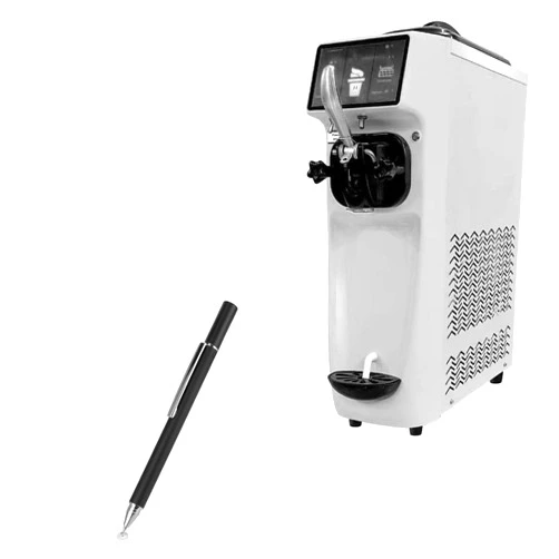 BoxWave Stylus Pen Compatible with GSEICE Ice Cream Maker (7 in) - FineTouch Capacitive Stylus, Super Precise Stylus Pen for GSEICE Ice Cream Maker (7 in) - Jet Black