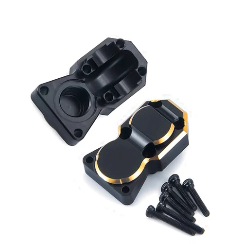 RC HUB RC-Hub 2Pcs Brass Diff Cover Front & Rear Axles Cover for 1/24 Axial SCX24 AXI90081 AXI00001 C10 AXI00002