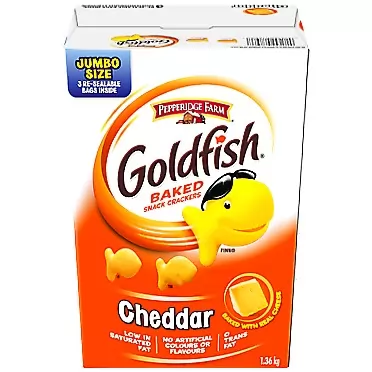 Goldfish Pepperidge Farm Goldfish Baked Snack Crackers, 1.36kg/3 lb Box, {Imported from Canada}