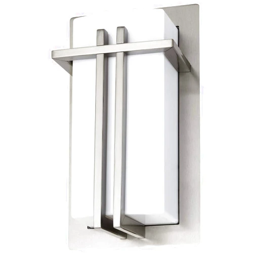 Sunlite Crossbar Indoor Wall Sconce, Stainless Steel Finish