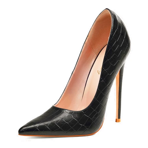 Elisabet Tang Women Pumps, Pointed Toe High Heel 4.7 inch/12cm Party Stiletto Heels Shoes Matte