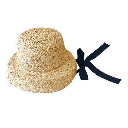 Beziun Little Girl Kids Summer Straw Hat,Toddler Girls Solid Lafite Woven Lace Wide Brim Floppy Beach Sun Visor Hat