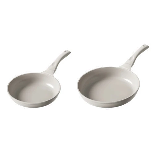 Redchef Nonstick Frying Pan Skillet, Non Stick Ceramic Frying Pan, Egg & Omelet Pans, Non Toxic, Kitchen Healthy Cookware, PFAS & PTFE & PFOA Free,Induction Compatible, Gray, 9.5