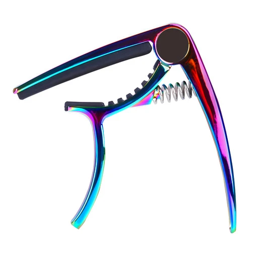 FAMILOVE Multicolored Guitar Capo for Acoustic and Electric Guitars, Zinc Alloy with Good Hand Feeling, No Fret Buzz and Durable, Ideal Gift for Music Enthusiast (Conventional)