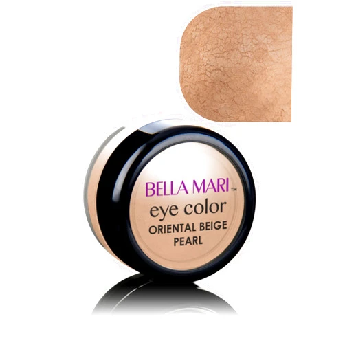 Nature's Brands Bella Mari Natural Mineral Eyeshadow, Oriental Beige (Pearl); 0.1oz