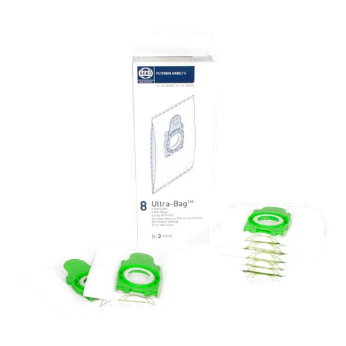 Sebo Airbelt 8300ER Filterbox E E for all Models including 8 Ultra-Bag Filter Bags with Electret Filter CAP
