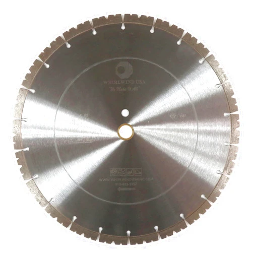 WHIRLWIND USA 14 inch Diamond Saw Blade New Segmented Dry or Wet Cutting for Concrete Stone Brick Masonry,Broadened Cutter Head