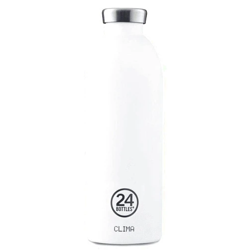 24 Bottles 24Bottles Clima Bottles - Insulated Water Bottle 11oz/17oz/29oz, Water Bottles with 100% Leak Proof Lid (12 Hours Hot and 24 Hours Cold Beverages), Made of Stainless Steel, Italian Design