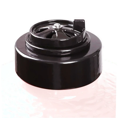 VANKEY Ceramic Vented Chimney Cap for Kamado Joe, Dual Function Metal Top, Daisy Wheel for Classic & Big Joe Series, Damper Chimney Cap, Replacement Parts