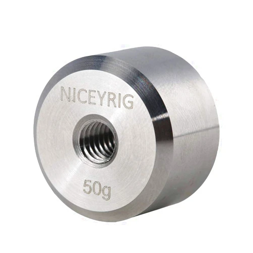 NICEYRIG Couterweight 50g Applicable for DJI Ronin S/SC/RS2/RSC2 and Zhiyun Gimbal Stabilizer for BMPCC 4K&6K Heavy-Sided Camera Counter Weight - 430