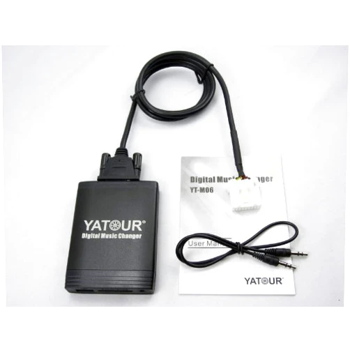 KUNFINE Yatour Car Digital Music Changer USB SD Aux MP18 Interface Car Stereo Bluetooth(Optional) Radio for Mazda