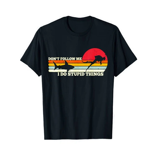 Scuba Diving Gifts for Diver by DIMMERCH Dont Follow Me I Do Stupid Things Scuba Diving Diver Dive T-Shirt