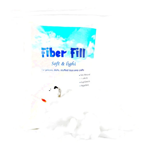 Jmuiiu Polyester Fill, Premium Polyester Fiberfill, 5.29oz Recycled Fiber Fill Stuffing, High Resilience Fluff Fiberfill for Pillow Stuffing, Christmas Dolls DIY and Home Decors Projects
