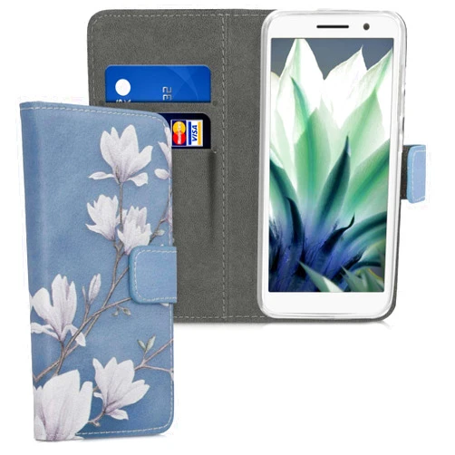 kwmobile Wallet Case Compatible with Alcatel 1 (5.0