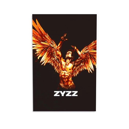 JUZELY Zyzz Posters Canvas Posters Decorative Room Aesthetic Bedroom Decor Wall Art Office Home Decor Festival Best Gift For Family Friends 12x18inch(30x45cm) Unframe-style