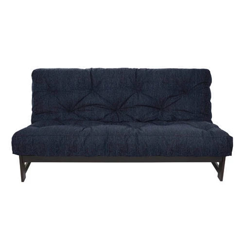 Trupedic x Mozaic - 10 inch Full Size Standard Futon Mattress (Frame Not Included) | Barcelona Navy | Great for Kid's Rooms or Guest Areas - Many Color Options
