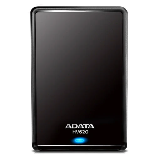 ADATA HV620 2TB USB 3.0 Stylish and Sleek External Hard Drive, Black (AHV620-2TU3-CBK)