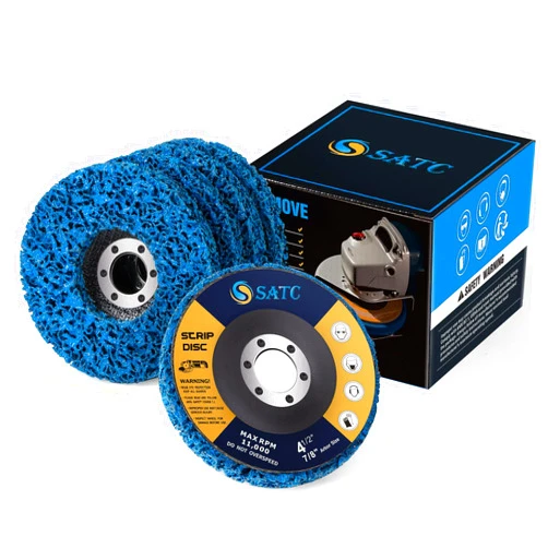 S SATC Strip Discs 5PCS Bule Stripping Wheel 4-1/2