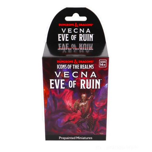 WizKids D&D Icons of The Realms: Vecna: Eve of Ruin - Single Booster | Dungeons and Dragons Figures | Pre-Painted | Blind Box