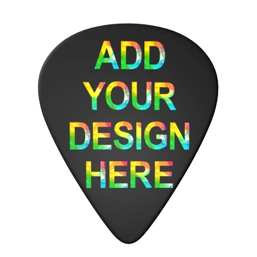 Qznxopzk Custom Guitar Picks 6-600 pack Personalized Guitar Pick Add Your Own Design Photo Text Double-sided printing,Electric Guitar Bass Ukulele Accessories Gifts for Men Women (0.71mm-6pcs)