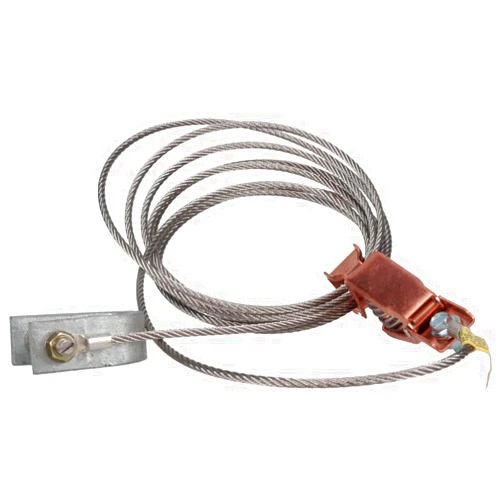 Gleason Reel GCSP-AC-10 10' Flex Steel Cable w/alligator clip & C clamp