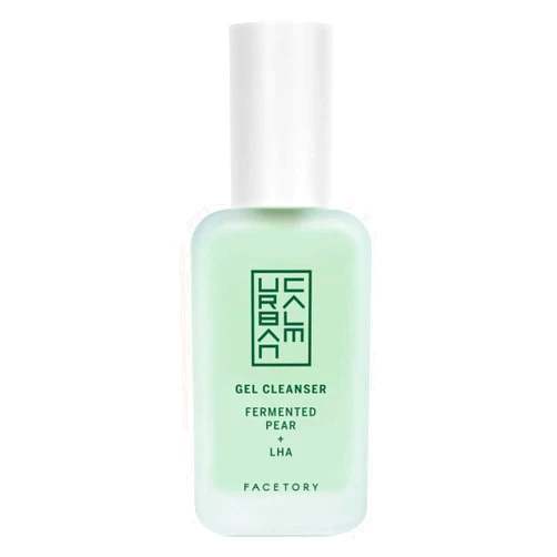 FACETORY Urban Calm Gel Cleanser Mini Travel Size 30ml - Korean Skincare Face Wash - Hydrating Face Wash with Fermented Pear & Capryloyl Salicylic Acid LHA - Gel Cleanser Face Wash for All Skin Types