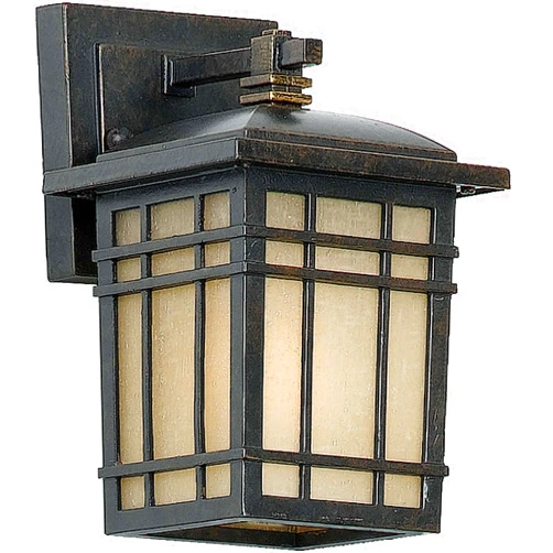 Quoizel HC8406IB Hillcrest Outdoor Lantern Mission Wall Sconce, 1-Light 100 Watt, 9