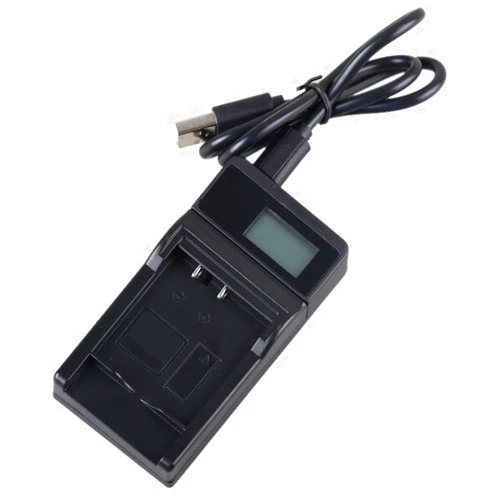 Generic LCD Slim Micro USB Rapid Battery Charger for Sony HDR-CX520V CX550V CX560V CX580V CX700V CX760V CX900, HDR-TD20V TD30V, HDR-XR150 XR155 XR160 XR260V XR350V XR550V HXR-NX30U NX70U Handycam Camcorder
