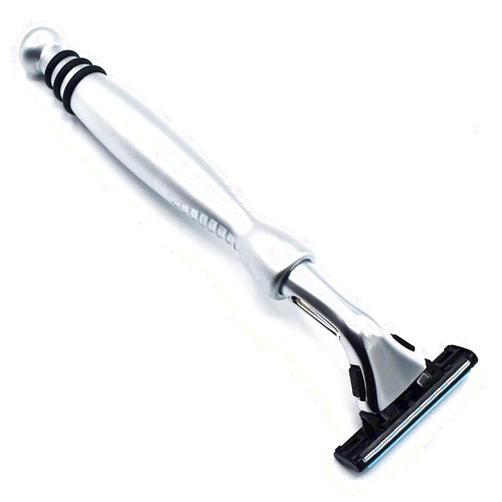 Taconic Shave, Gillette Sensor & Sensor Excel Compatible Heavyweight Triple Blade Pivot Head Razor, Includes 1 Preloaded Blade - Delivers a Smooth, Close & Comfortable Shave