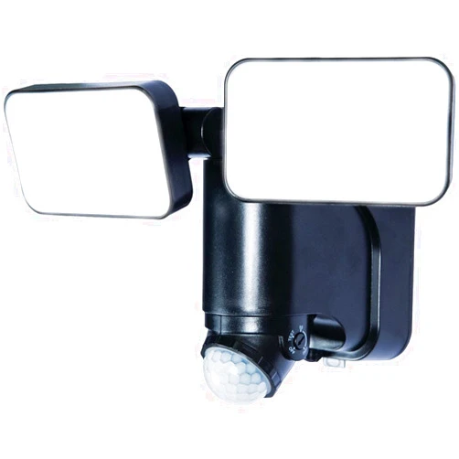 Heath/Zenith 180 Degree Solar Powered Motion Activated LED Security Light, Black, HZ-7164-BK