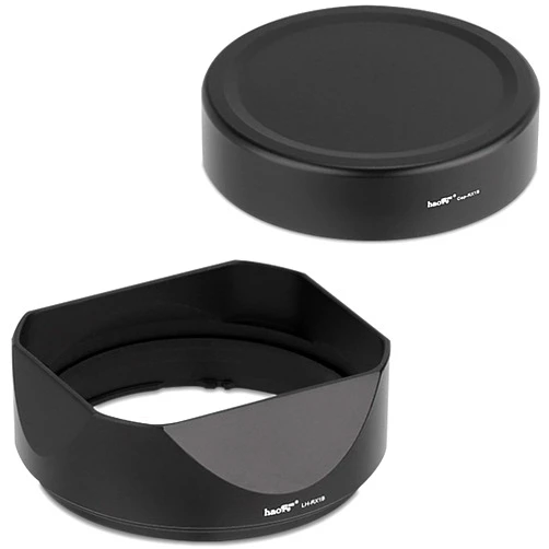 Haoge LH-RX1B Square Metal Bayonet Lens Hood Shade for Sony RX1 RX1R RX1RII rx1m2 and FE 35MM F2.8 55MM/F1.8 E Mount Lens