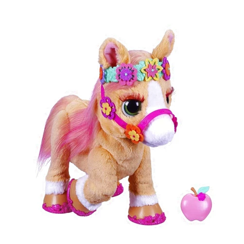 FurReal Cinnamon, My Stylin’ Pony Toy, 14-Inch Electronic Pets, 80+ Sounds & Reactions, 26 Accessories, Interactive Toys for 4 Year Old Girls and Boys and Up