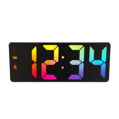 La Crosse Technology Equity 617-386 2” Gradient Digital Alarm Clock with Indoor Temperature
