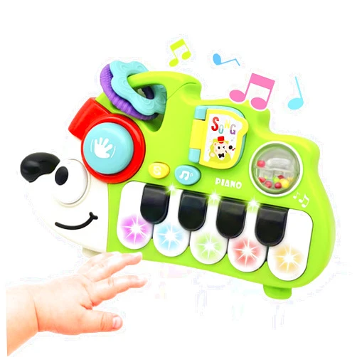 Eooyhsp Baby Musical Toys for 1 Year Old Boy Girl, Light Up Music Developmental Learning Toy for Toddlers , Tummy Time Toy12 - 18 Months, Baby Birthday Gift (Hedgehog)