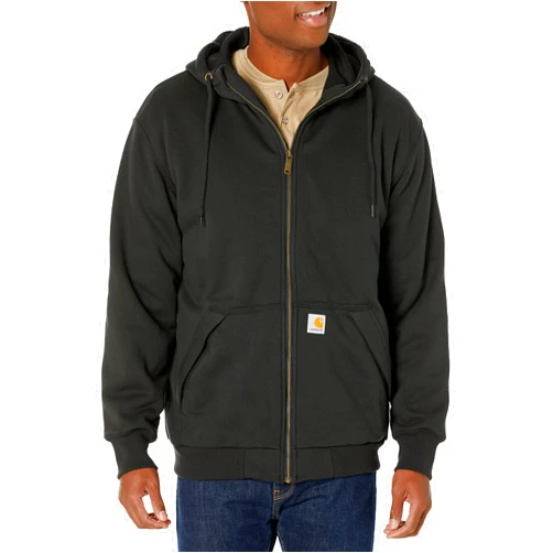 Carhartt Men's Rain Defender Loose Fit Midweight ThermalLined Full-Zip Sweatshirt