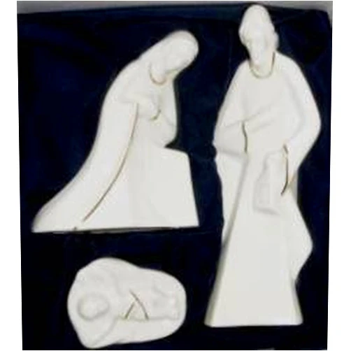 Mikasa White Porcelain Holy Night Nativity Set, 3 Pieces
