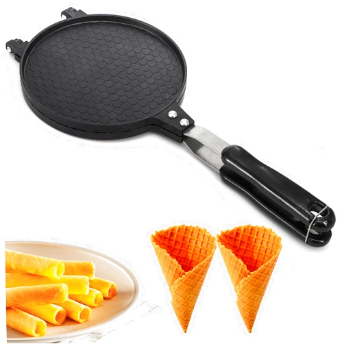 Dicunoy Waffle Cone Maker, Nonstick Ice Cream Cone Maker, 6.7