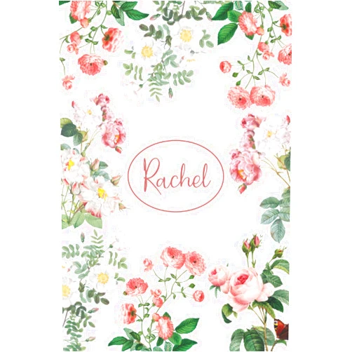 Tia J. Tyler Rachel: Lined Notebook with Personalized Name RACHEL: 6x9 120 Pages - Personalized Name gift, School gifts, Rachel Gift Notebook (art-1): Rachel: ... Personalized Name gift, School gifts, Rachel