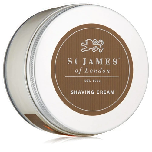 St James of London Mandarin & Patchouli Shave Cream Jar, 5.07oz