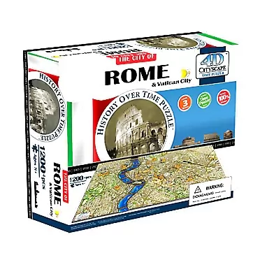 4D Cityscape Europe City Time Puzzles (Rome and Vatican City)
