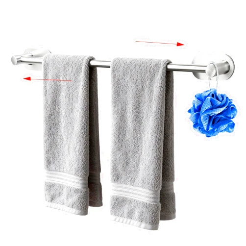 TOTITOM Self Adhesive Towel Bar, Adjustable 16-24