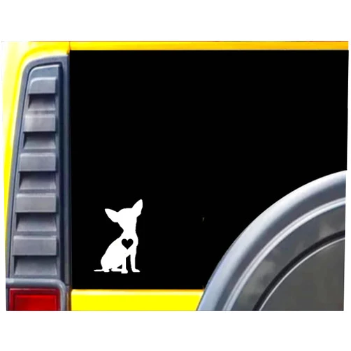 EZ-STIK Chihuahua Little HeartJ601 6 inch Decal Dog Sticker