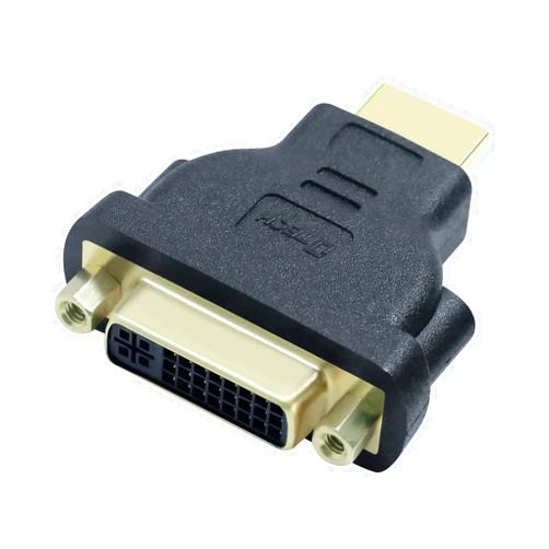 DTECH DVI Female to HDMI Male Adapter DVI to HDMI Converter for Monitor Computer Bi-Directional Connection DVI-I 24+5 Port Supports up to 4K 30Hz Video