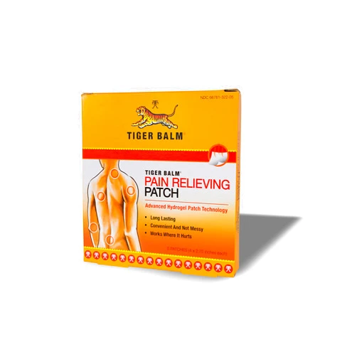 Tiger Balm Pain Relieving Patch, 5 Count
