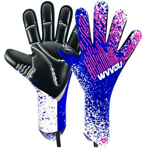 WVVOU Soccer Goalie Gloves Youth Adults, High Performance Goalkeeper Gloves, Breathable Soccer Gloves, 4+3mm Super Grip for The Toughest Saves
