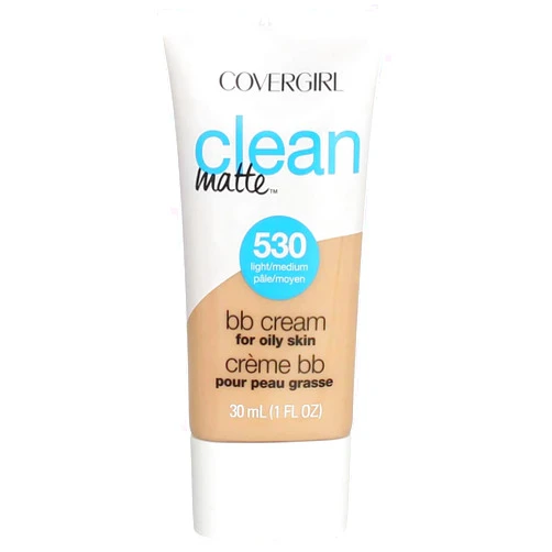 COVERGIRL - Clean Matte BB Cream, Oil-Free, Long-Lasting, Sensitive Skin, Lightweight, 100% Cruelty-Free