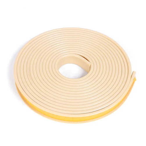 GQQGSHOP Flexible Edge Protector Trim Self Adhesive Edge Guard U-Channel/C-Channel 16.4ft - Waterproof Edging for Cabinet Protection, Edge Trim Molding, Easy to Install(Beige,9mm)